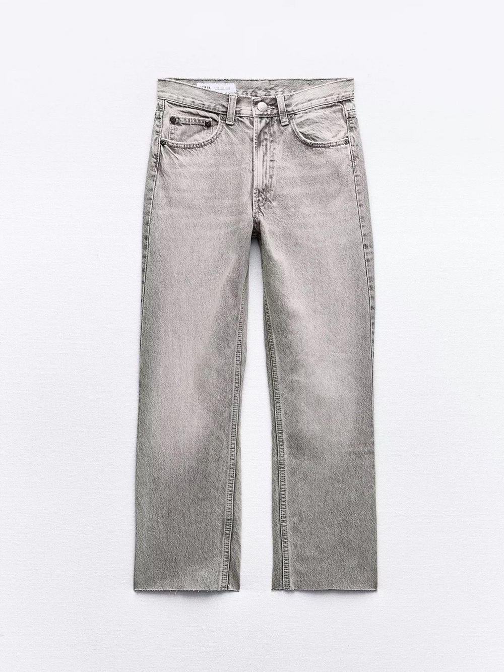 Zara straight leg high waist jeans